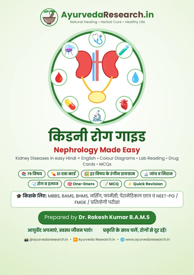 किडनी रोग गाइड — Nephrology Made Easy — eBook कवर